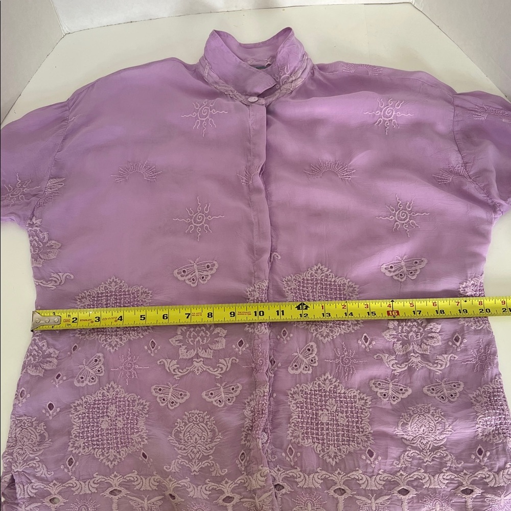 Johnny Was - Slim Audrey Embroidered Shirt - Picture 8 of 13